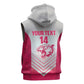 South Africa Rugby Custom Sleeveless Hoodie Come On Puma African Pattern - African Pride