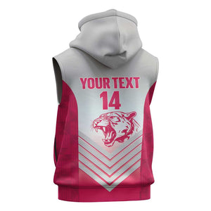South Africa Rugby Custom Sleeveless Hoodie Come On Puma African Pattern - African Pride