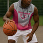 South Africa Rugby Custom Sleeveless Hoodie Come On Puma African Pattern - African Pride