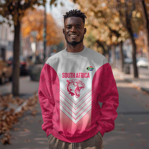 South Africa Rugby Custom Sweatshirt Come On Puma African Pattern