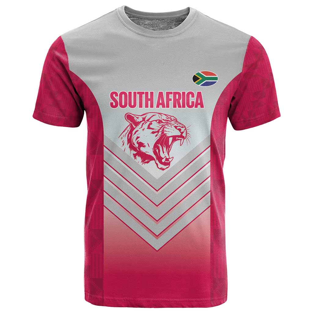 South Africa Rugby Custom T shirt Come On Puma African Pattern