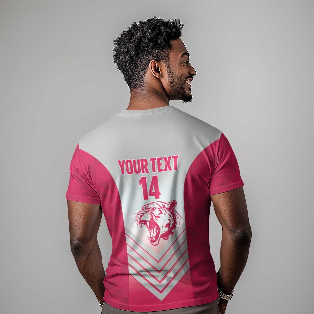 South Africa Rugby Custom T shirt Come On Puma African Pattern