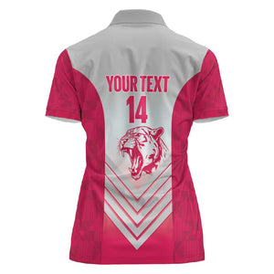 South Africa Rugby Custom Women Polo Shirt Come On Puma African Pattern