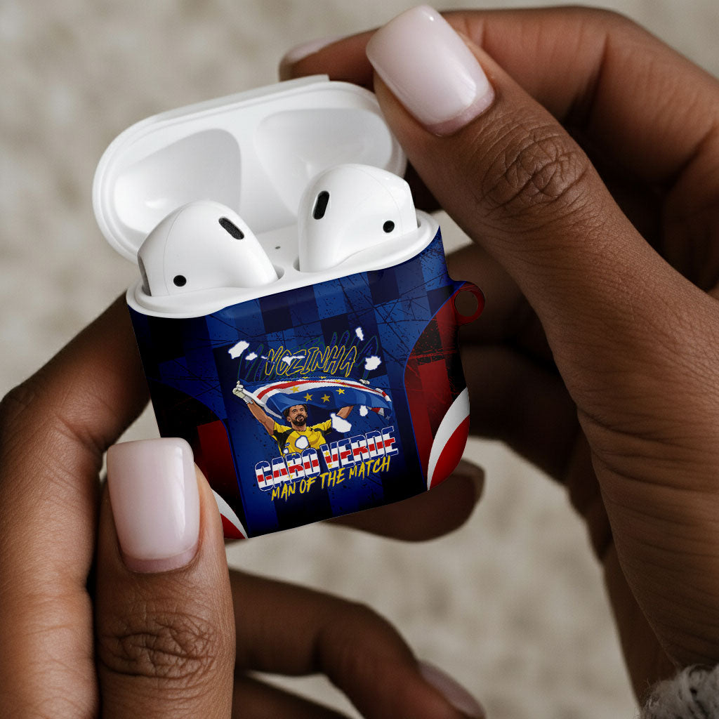 Vozinha Cabo Verde Football AirPods Case Tubaroes Azuis Man Of The Match