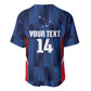 Custom Vozinha Cabo Verde Football Baseball Jersey Tubaroes Azuis Man Of The Match