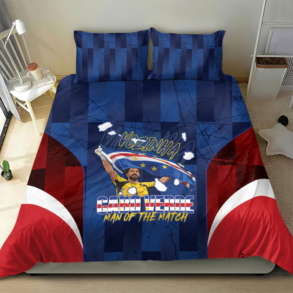 Vozinha Cabo Verde Football Bedding Set Tubaroes Azuis Man Of The Match