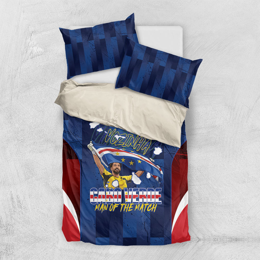 Vozinha Cabo Verde Football Bedding Set Tubaroes Azuis Man Of The Match