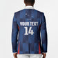 Custom Vozinha Cabo Verde Football Blazer Tubaroes Azuis Man Of The Match
