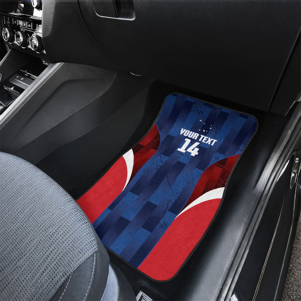 Custom Vozinha Cabo Verde Football Car Mats Tubaroes Azuis Man Of The Match
