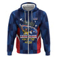 Custom Vozinha Cabo Verde Football Hoodie Tubaroes Azuis Man Of The Match