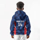 Custom Vozinha Cabo Verde Football Kid Hoodie Tubaroes Azuis Man Of The Match