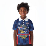 Custom Vozinha Cabo Verde Football Kid Polo Shirt Tubaroes Azuis Man Of The Match