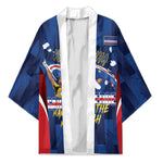 Custom Vozinha Cabo Verde Football Kimono Tubaroes Azuis Man Of The Match