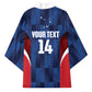 Custom Vozinha Cabo Verde Football Kimono Tubaroes Azuis Man Of The Match