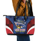 Vozinha Cabo Verde Football Leather Tote Bag Tubaroes Azuis Man Of The Match