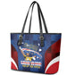 Vozinha Cabo Verde Football Leather Tote Bag Tubaroes Azuis Man Of The Match