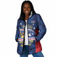 Custom Vozinha Cabo Verde Football Padded Jacket Tubaroes Azuis Man Of The Match