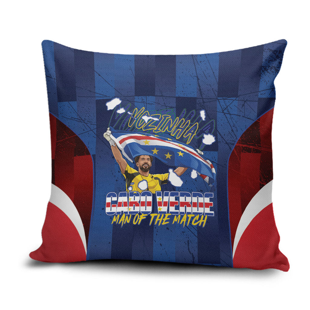 Vozinha Cabo Verde Football Pillow Cover Tubaroes Azuis Man Of The Match