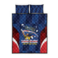 Vozinha Cabo Verde Football Quilt Bed Set Tubaroes Azuis Man Of The Match