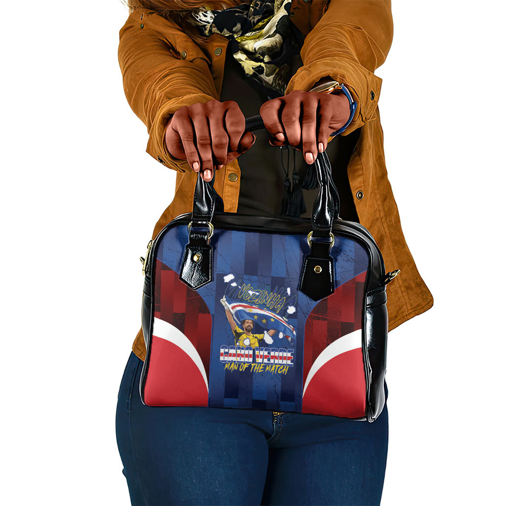 Vozinha Cabo Verde Football Shoulder Handbag Tubaroes Azuis Man Of The Match