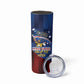 Vozinha Cabo Verde Football Skinny Tumbler Tubaroes Azuis Man Of The Match