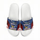 Vozinha Cabo Verde Football Slide Sandals Tubaroes Azuis Man Of The Match