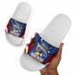 Vozinha Cabo Verde Football Slide Sandals Tubaroes Azuis Man Of The Match