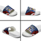 Vozinha Cabo Verde Football Slide Sandals Tubaroes Azuis Man Of The Match
