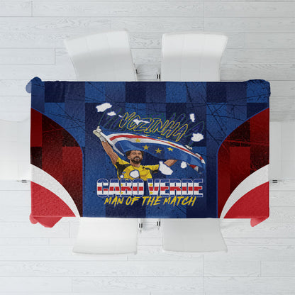 Vozinha Cabo Verde Football Tablecloth Tubaroes Azuis Man Of The Match