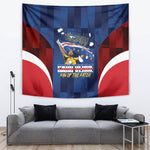 Vozinha Cabo Verde Football Tapestry Tubaroes Azuis Man Of The Match