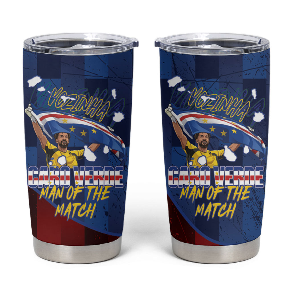 Vozinha Cabo Verde Football Tumbler Cup Tubaroes Azuis Man Of The Match