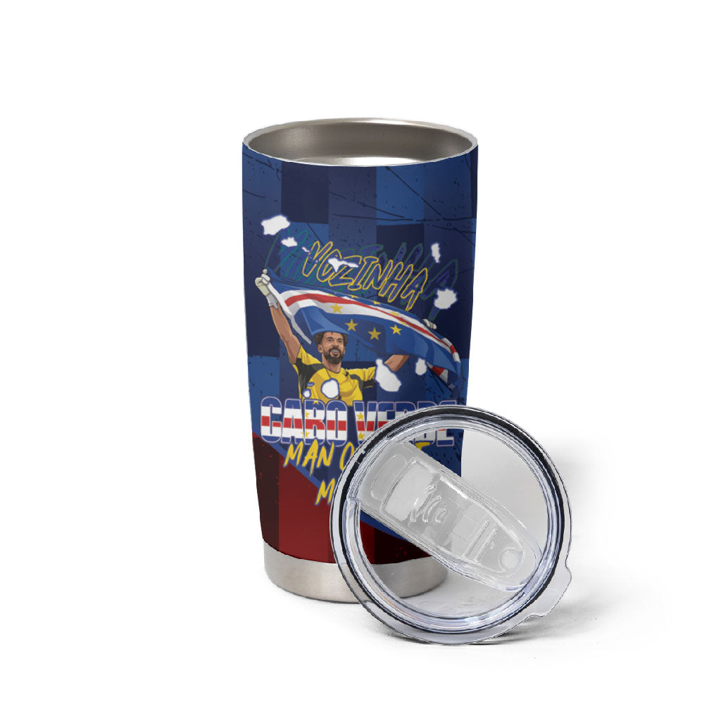 Vozinha Cabo Verde Football Tumbler Cup Tubaroes Azuis Man Of The Match