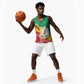 Personalised Guinea Independence Day Basketball Jersey Happy 2 October Guinee Coat Of Arms - African Pride