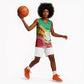 Personalised Guinea Independence Day Basketball Jersey Happy 2 October Guinee Coat Of Arms - African Pride