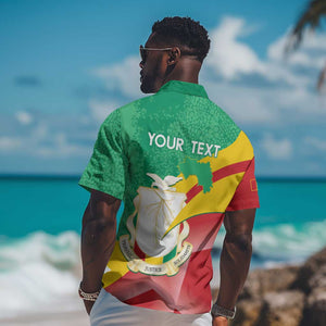 Personalised Guinea Independence Day Hawaiian Shirt Happy 2 October Guinee Coat Of Arms