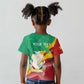Personalised Guinea Independence Day Kid T shirt Happy 2 October Guinee Coat Of Arms