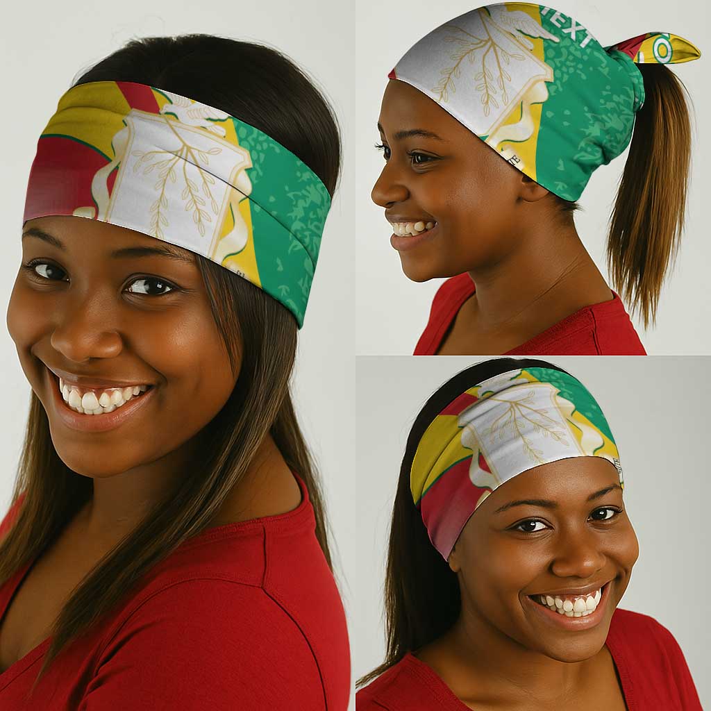 Personalised Guinea Independence Day Neck Gaiter Happy 2 October Guinee Coat Of Arms LT14