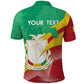 Personalised Guinea Independence Day Polo Shirt Happy 2 October Guinee Coat Of Arms