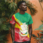 Personalised Guinea Independence Day T shirt Happy 2 October Guinee Coat Of Arms