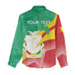 Personalised Guinea Independence Day Women Casual Shirt Happy 2 October Guinee Coat Of Arms LT14