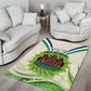 Personalised Lesotho Independence Day Area Rug Aloe Polyphylla Mix Coat Of Arms
