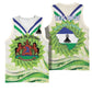 Personalised Lesotho Independence Day Basketball Jersey Aloe Polyphylla Mix Coat Of Arms - African Pride
