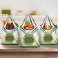 Personalised Lesotho Independence Day Grocery Bag Aloe Polyphylla Mix Coat Of Arms