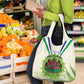 Personalised Lesotho Independence Day Grocery Bag Aloe Polyphylla Mix Coat Of Arms