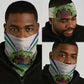 Personalised Lesotho Independence Day Neck Gaiter Aloe Polyphylla Mix Coat Of Arms LT14
