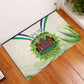 Personalised Lesotho Independence Day Rubber Doormat Aloe Polyphylla Mix Coat Of Arms