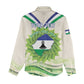 Personalised Lesotho Independence Day Women Casual Shirt Aloe Polyphylla Mix Coat Of Arms LT14