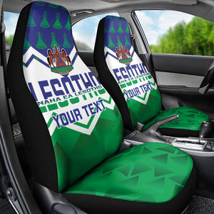 Personalised Lesotho Independence Day Car Seat Cover Naha ea Lesotho Proud
