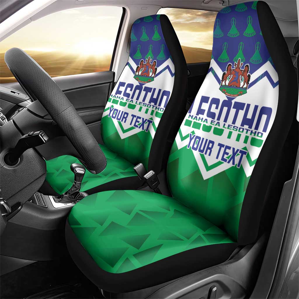 Personalised Lesotho Independence Day Car Seat Cover Naha ea Lesotho Proud
