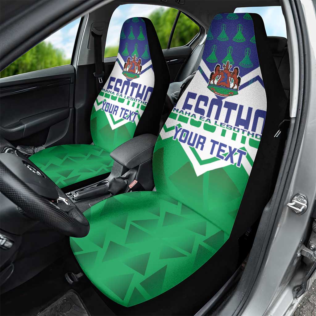 Personalised Lesotho Independence Day Car Seat Cover Naha ea Lesotho Proud